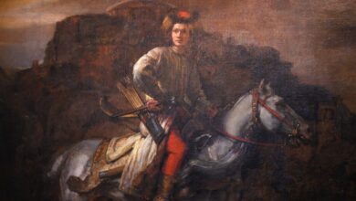 Photo of „Jeździec polski” Rembrandta przybył do Łazienek Królewskich